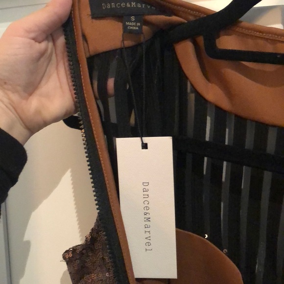 Sequin midi dress. - Picture 5 of 5